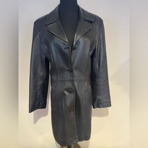 Hugo Boss Women's Black Leather Jacket